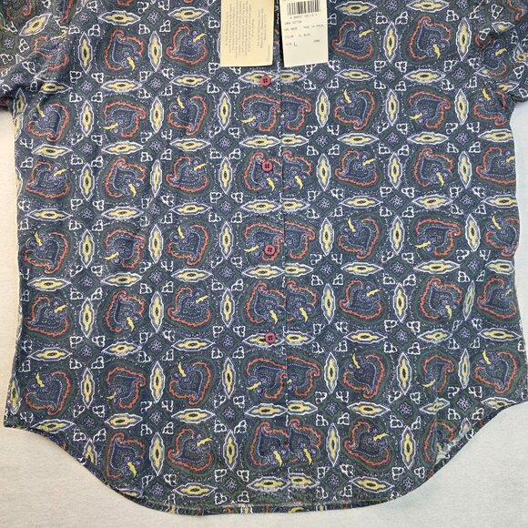80s Woolrich Womens Button-Up Paisley Large Vintage Deadstock - Picture 6 of 8